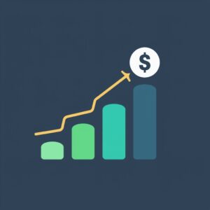 lucid origin professional flat illustration of a credit score bar rising from poor to excelle 0