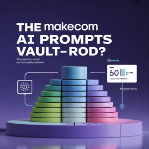 The Make.com AI Prompt Vault — 50 production-tested prompts for no-code automation builders